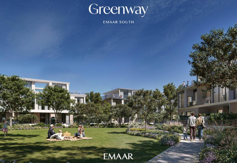 Greenway at Emaar South, Dubai - Emaar Properties-greenery