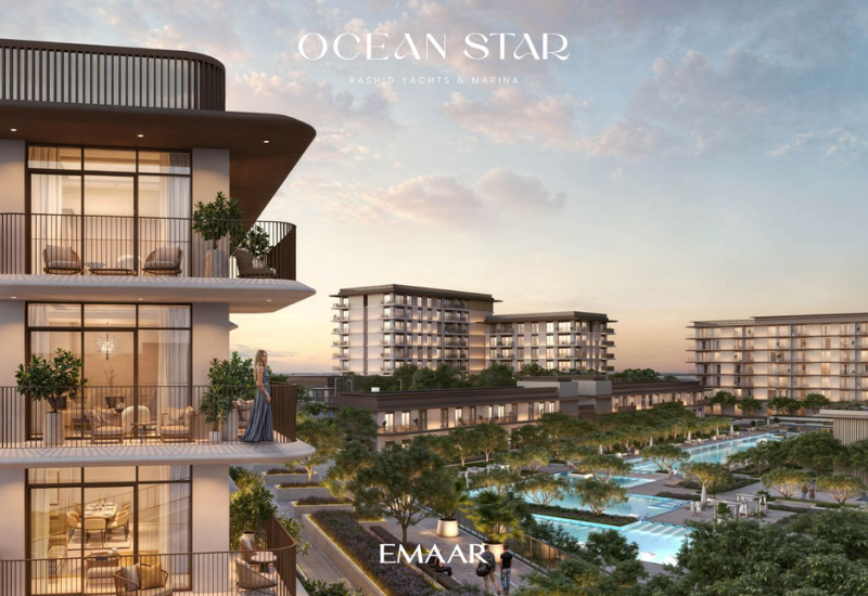 Ocean Star at Rashid Yachts & Marina - Emaar Properties-Lush Green Park